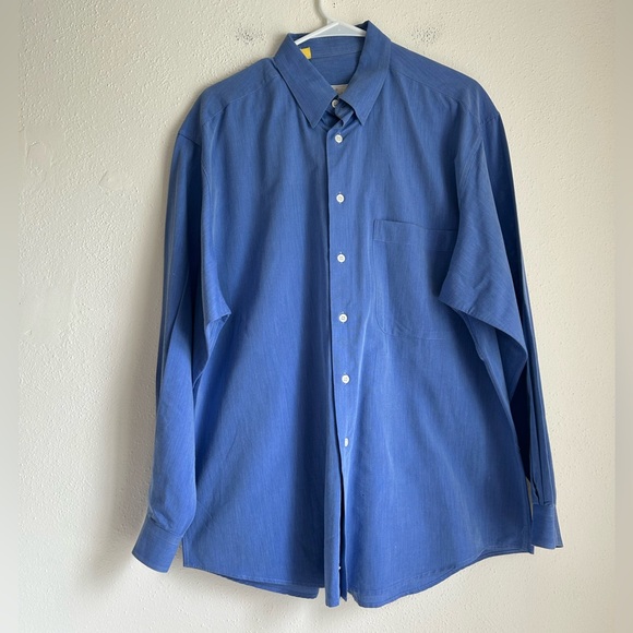 Ermenegildo Zegna Other - SET OF 2 Ermenegildo Zegna Blue Tan Dress Shirts 42 16.5